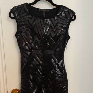 BCBG Maxazria Bodycon Sequin Mini Dress